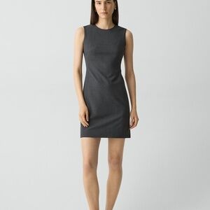 Theory gray cocktail dress